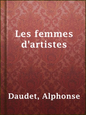 cover image of Les femmes d'artistes